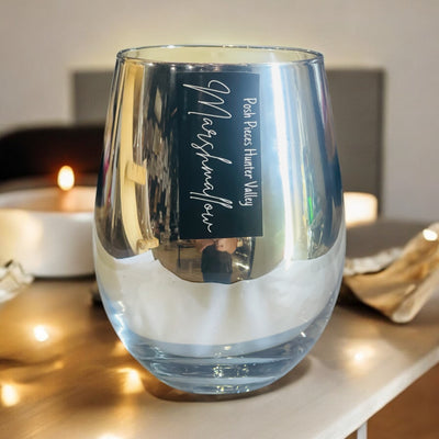 Marshmallow candle