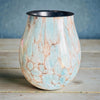 Blue & Brown marble electric wax Warmer. (Heat plate)