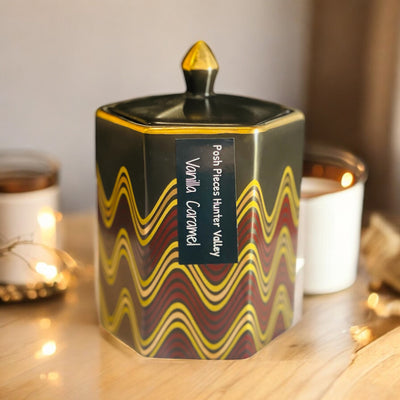 Vanilla caramel candle