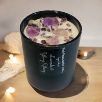 Lavender & Ylang Ylang Crystal Infused Candle
