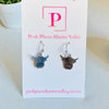 Highland cow silver earrings