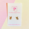 Chihuahua rose gold studs