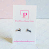 Rabbit silver studs