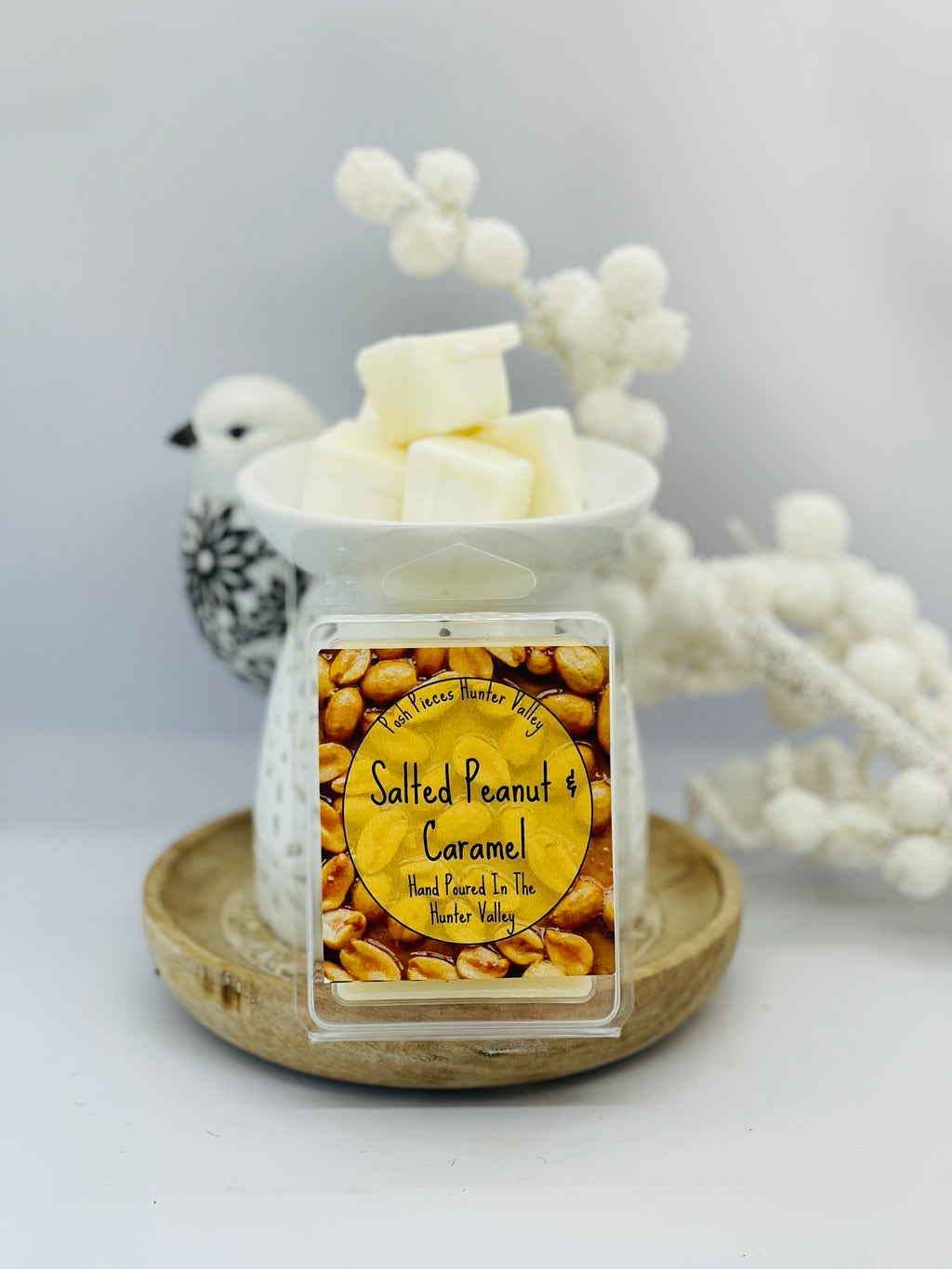 Salted Peanut & Caramel wax melt