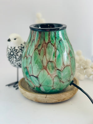 Emerald Marble large electric warmer