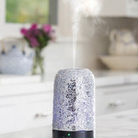 Silver Reflection Mosaic Electric Diffuser