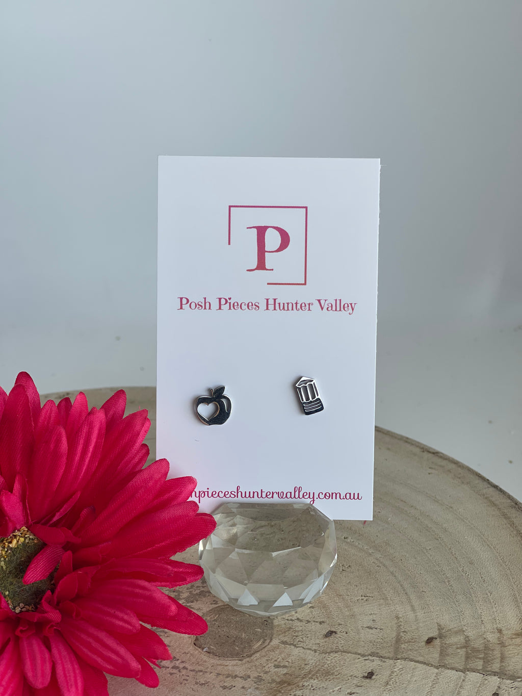 Teacher silver studs